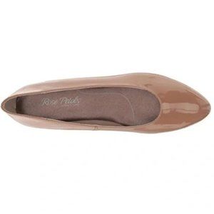 NEW Rose Petals by Walking Cradles. Butter-2 Leather tan flats Woman's size 8.5